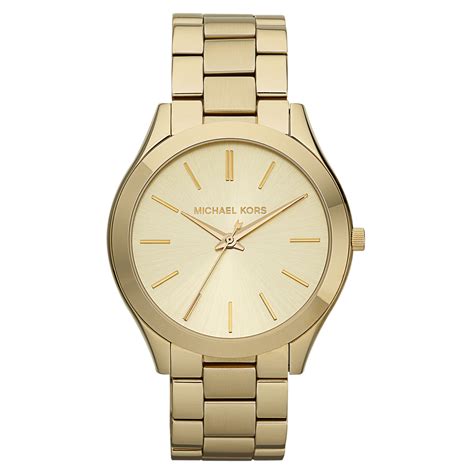 michael kors slim bangle watch|Michael Kors gold tone.